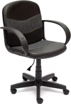 Офисное кресло Tetchair BAGGI (кож/зам/ткань, черный/серый, 36-6/207)