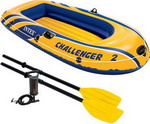 Надувная лодка Intex Challenger 2 Set 68367