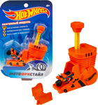 Мотофристайл 1 Toy Hot Wheels (в компл.: инерц. мотобайк, турбо ускоритель, коннектор, 1 аксессуар для трюков)