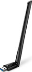 Двухдиапазонный WiFi USB адаптер TP-LINK высокого усиления Archer T3U Plus, черный